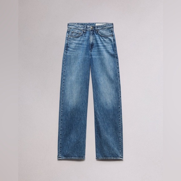 Rag & bone Women’s Featherweight Logan Wide-Leg Jean